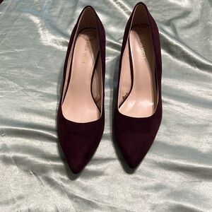 Nine West deep purple size 10 2 inch heel